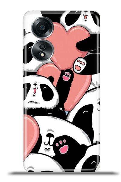 GRABONO Oppo A58 Compatible Case Trendy Ol Patterned Shock-Absorbing Silicone...