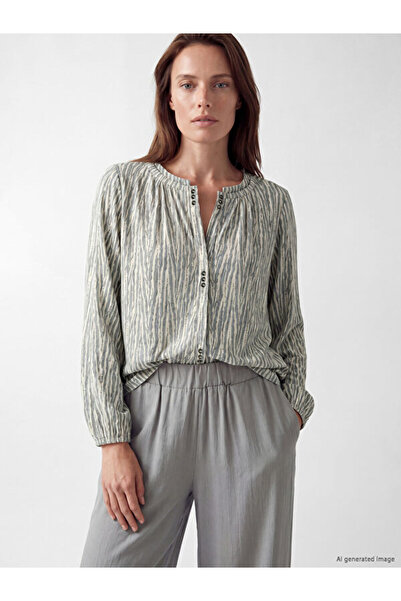 LC Waikiki Crew Neck Patterned Blouse
