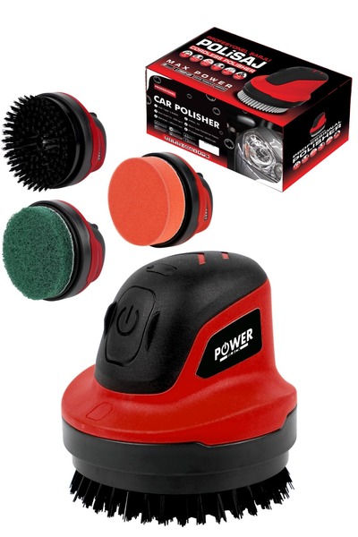 POWER BLACK POLİSAJ MAKİNESİ ŞARJLI PASTA BOYA MAKİNESİ