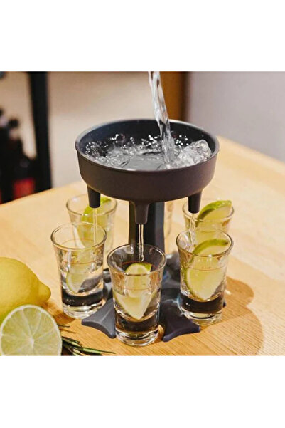 unbranded 6-in-1 shot glass holder dispenser, simultaneous pouring of drinks,...