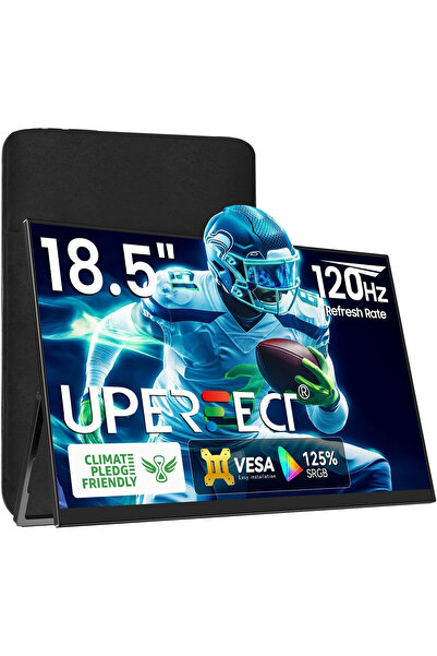 superfect Portable gaming monitor 18.5 inch, Full HD 1920x1080 IPS matte, 120...
