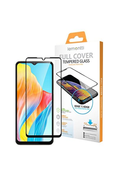 lemontti Folie Sticla Full Fit Oppo A38 4G Negru