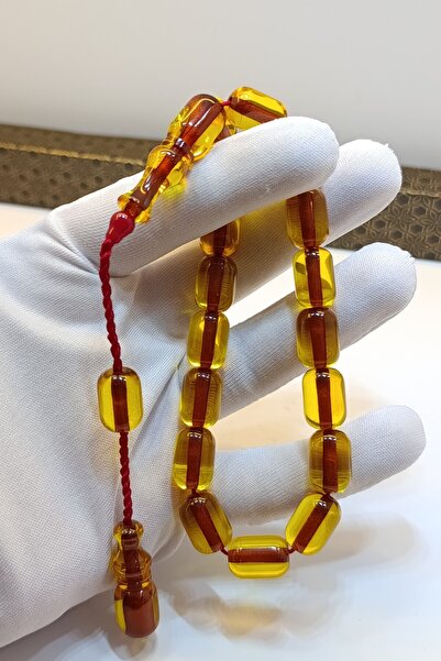 hobihanem 10,5*15,5mm 17 Habbe Zeyzun Usta İşçilikli Hitame İmzalı Osmanlı Be...