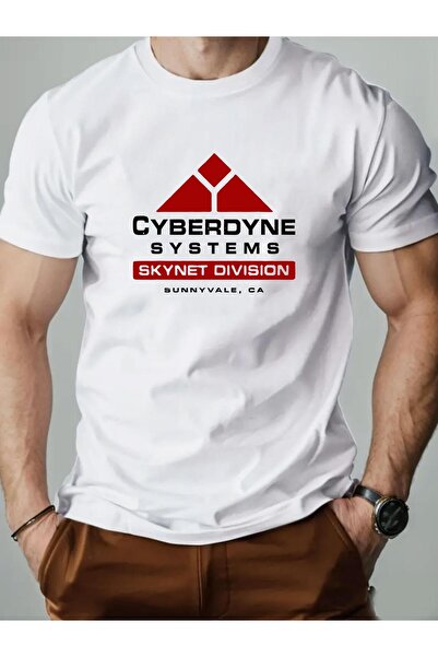 bolivia's تي شيرت رجالي أزرق فاتح من Cyberdyne بنمط وحيد القرن الحالواني، ملا...