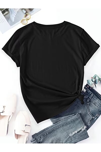 texila Unisex Different Printed Oversize Crew Neck T-Shirt