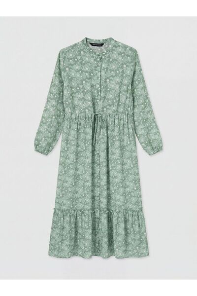 LC Waikiki LCW Modest Φόρεμα με Μοντέρνο Γιακά και Σχέδιο, που εφαρμόζει στη ...