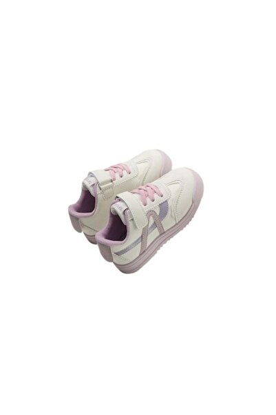 Mixbo Pantofi sport pentru copii, Adidași mov/albi, Talpă antiderapantă, 30 E...