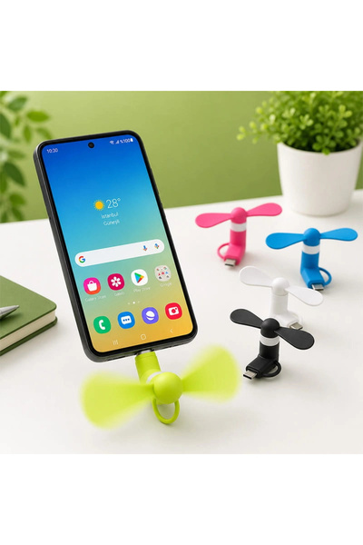 Yenimiyeni Telefon ve Powerbank Uyumlu Type C ve Lightning Başlıklı Mini Seri...
