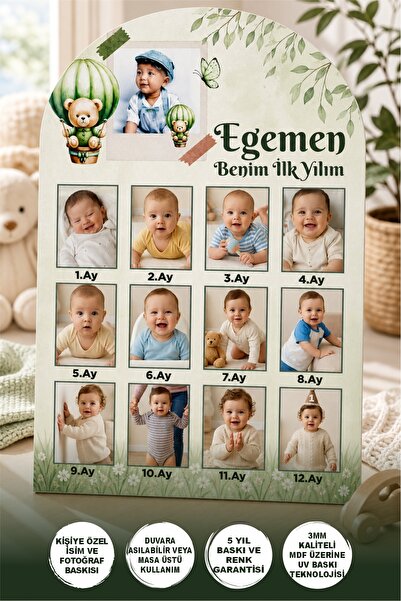 Tasarım Depom İlk An Hediyelik Bebek Tablosu