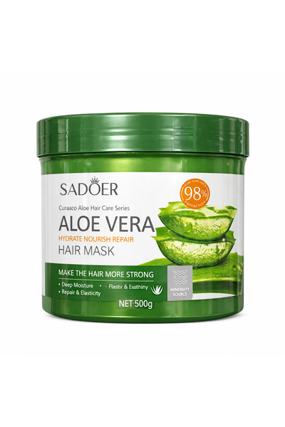SADOER Mască de Păr Aloe Vera Hydrate Nourish Repair – Hidratare Intensivă, R...