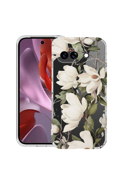 bestcase Αντικραδασμική Θήκη για Google Pixel 10a, Ανθισμένη Μανόλια Φλοράλ Σ...