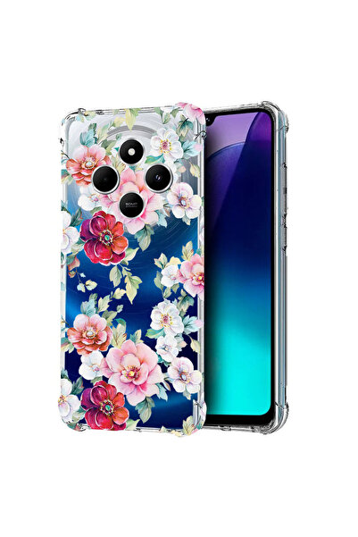 bestcase Αντικραδασμική Θήκη για Xiaomi Redmi 14C / Redmi A4 / Poco C75, Φλορ...