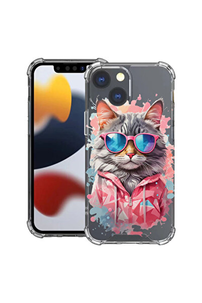 bestcase Husă Antișoc pentru Apple iPhone 13, Shopping Queen Cat, 1118436 AS ...