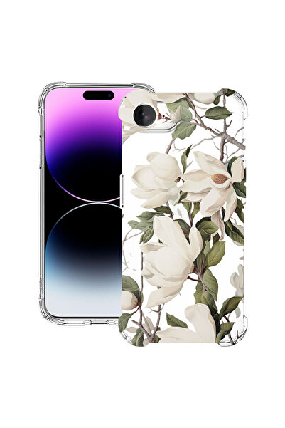 bestcase Αντικραδασμική Θήκη για Apple iPhone 16e / 17e, Ανθισμένη Μανόλια Φλ...