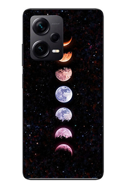 Le Balvo Redmi Note 12 Pro Plus Uyumlu Tüm Gezegenler Baskılı Silikon Kılıf