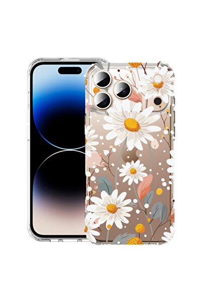 bestcase Husă Antișoc pentru Apple iPhone 17 Pro Max, Florală - Margarete, 20...