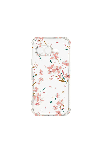 bestcase Противоударен калъф за Google Pixel 9a, Флорален - Пастелна роза, 19...