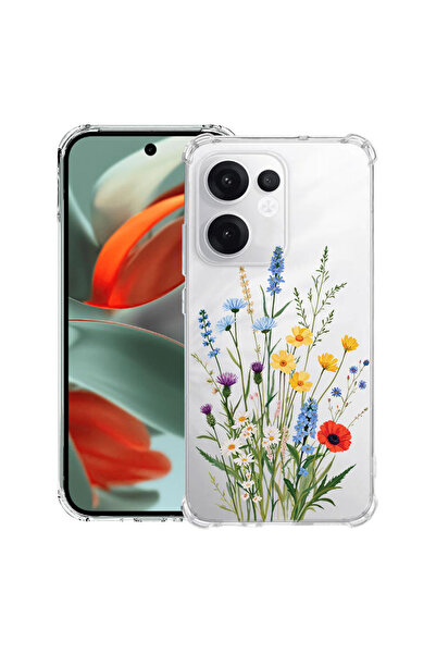 bestcase Αντικραδασμική Θήκη για OPPO Reno13, Χαριτωμένο Ανθοδέσμη, 2051629 A...