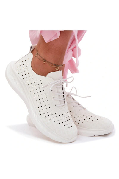 Evento Adidași sport decupați pentru femei, albi, Heressa 38