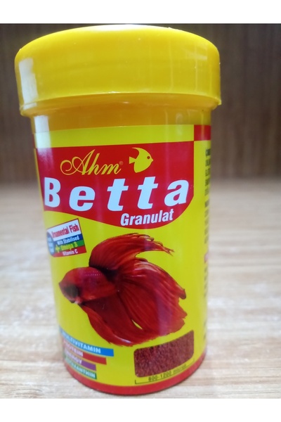Ahm Betta Granulat BETA BALIĞI YEMİ 100 Ml 45 GRAM X 2 ADET