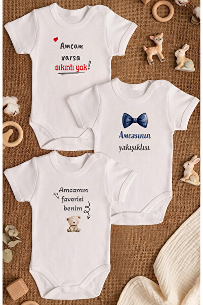 100% Cotton Organic 3-Piece Design Baby Body UNCLE 2008-2009-2010