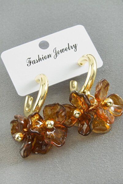 ZERO LAND Ilkeshop Flower Pearl Earrings - (214629) Pink