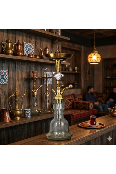 MEGAHED MCD AK39 PİRİNÇ NARGİLE TAKIMI