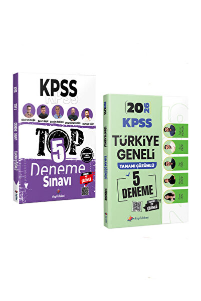 Dizgi Kitap 2026 KPSS Genel Kültür Genel Yetenek Türkiye Geneli 5 Deneme + To...