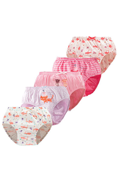 Choice7 70 (6-7 Years) 20GS002 5Pcs/Set Children Underwear For Girls Cotton S...