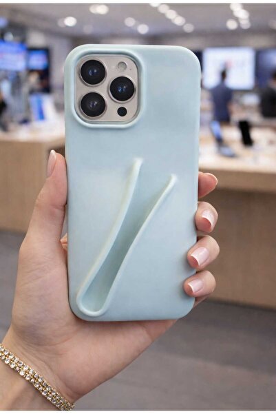 mopal kılıf İphone 15 Promax Uyumlu Ruj Bölmeli Lüx kılıf Yeşil