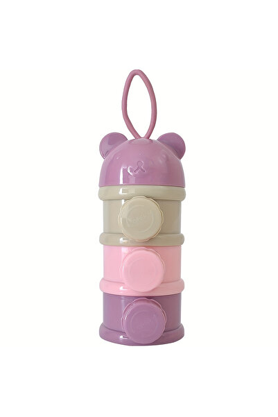 Choice3 Pink Large Capacity Baby Milk Powder Container with Strap, Baby Formu...