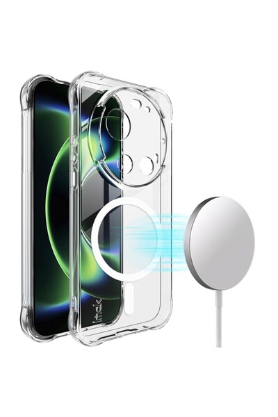 İmak Buffer MagSafe Θήκη Σιλικόνης Transparent (Xiaomi 17 Ultra 5G)