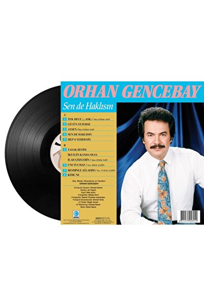 KervanPlak Orhan Gencebay - Sen De Haklısın (Plak)