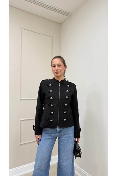 Maysa SİYAH NAPOLYON BLAZER CEKET