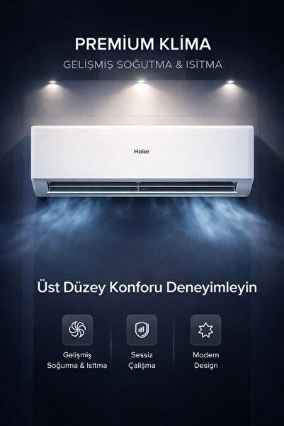 Haier klima Haier revive Plus 12.000 btu duvar tipi klima