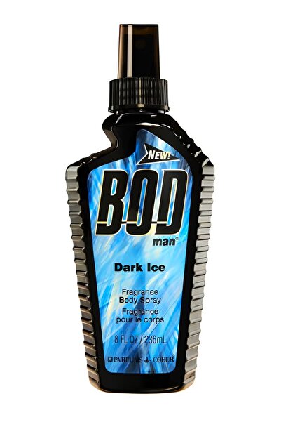 Bod Man رذاذ معطر للجسم برائحة الثلج الداكن 8 أونصة سائلة / 236 مل