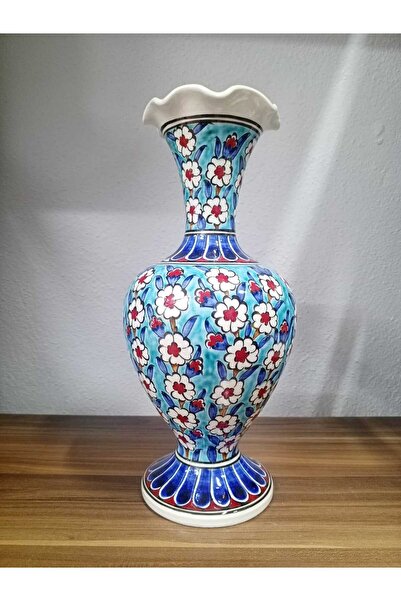 Çini Kevser 30 cm sümbül vazo