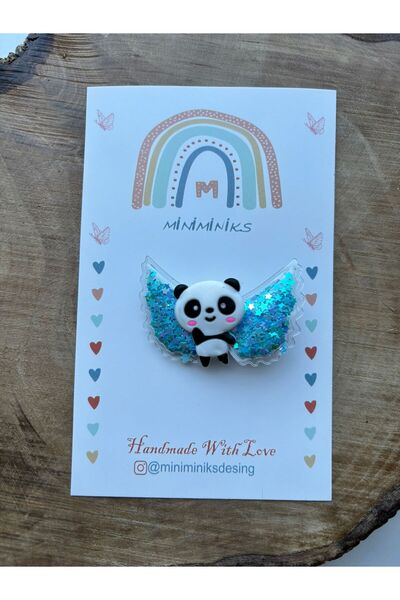 Miniminiksdesing Sequined Inside Wing Baby Buckle