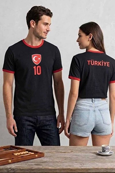 rekorsport Unisex Milli Takım Tişört /Forma Ay Yıldız 10 Numara Özel Seri Tiş...