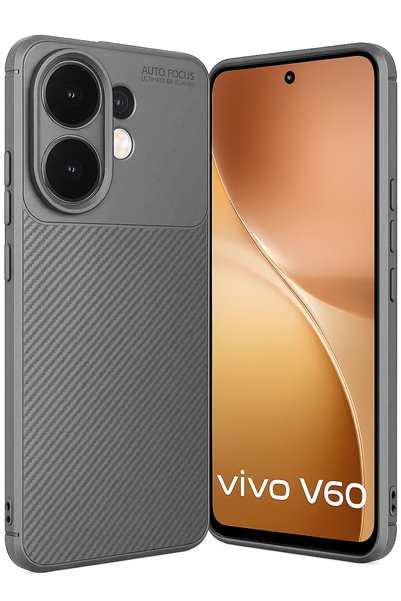 New Face غطاء كربوني جديد من ILKESHOP لهاتف Vivo V60 5G مع تركيز تلقائي (1709...