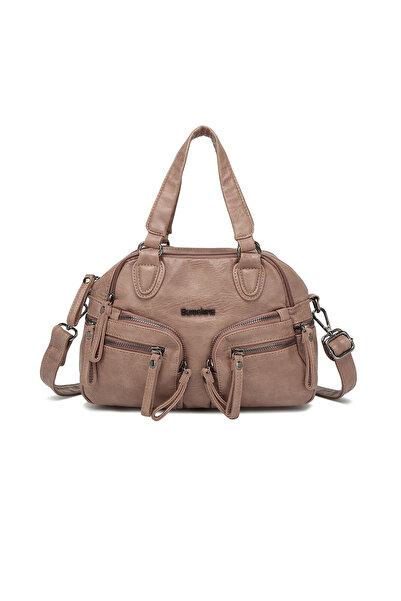 BARCELONA 21K Mink Small Size Multi-Pocket Long Strap Women's Daily Hand and ...