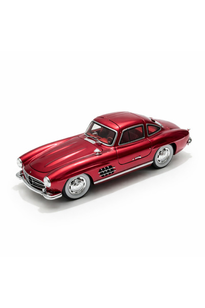 OEM Macheta auto Mercedes-Benz 300 SL Gullwing, rosu metalic, scara 1:24