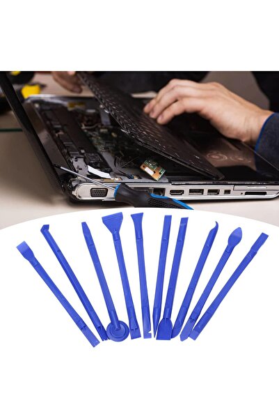 gaman 10'lu Elektronik Cihaz Tamir ve Kasa Açma Aparatı Seti - Mavi Plastik A...