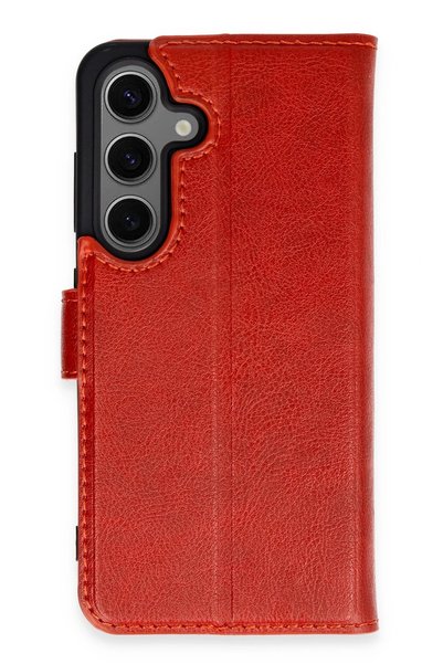 New Face Ilkeshop New Galaxy S24 Case Tr S Plus Flip Cover Case (144832) - Red
