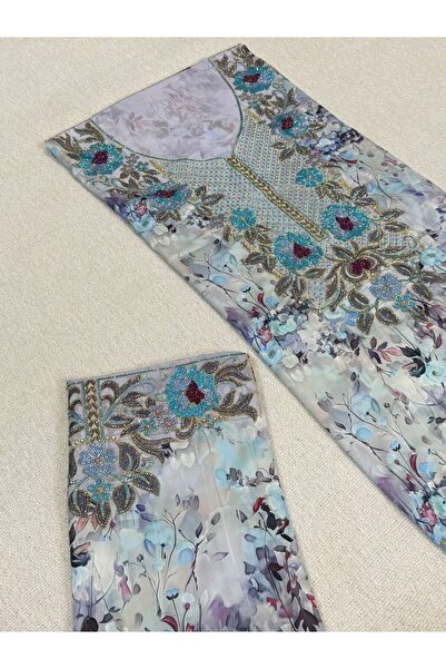 Tori Mehar Mahraoui Silk / Unstitched Cloth Without Any Stitching