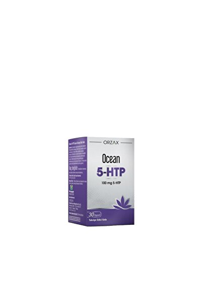 Orzax مكمل غذائي يحتوي على 5-HTP من أوشن، 100 ملغ، 30 كبسولة.