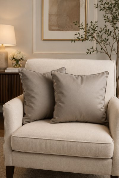 KIRLENT TEKSTİL Soft Elegance Series Decorative Throw Pillow Cover 2-Piece 40...