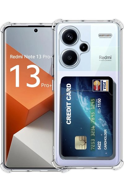 New Face ILKESHOP حافظة جديدة لهاتف Redmi Note 13 Pro Plus من السيليكون الشفا...