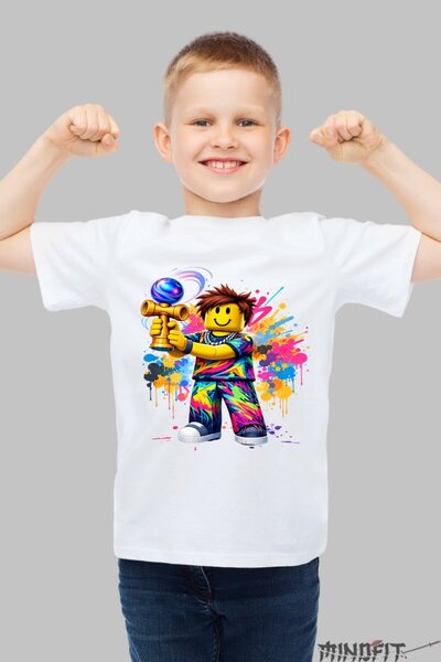 GILDAN Tricou Roblox Kendama Eroul Culorilor