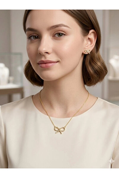Twin Store سلسلة حجر الزركون: منتجات فولاذية 40+5 سم - Set0006